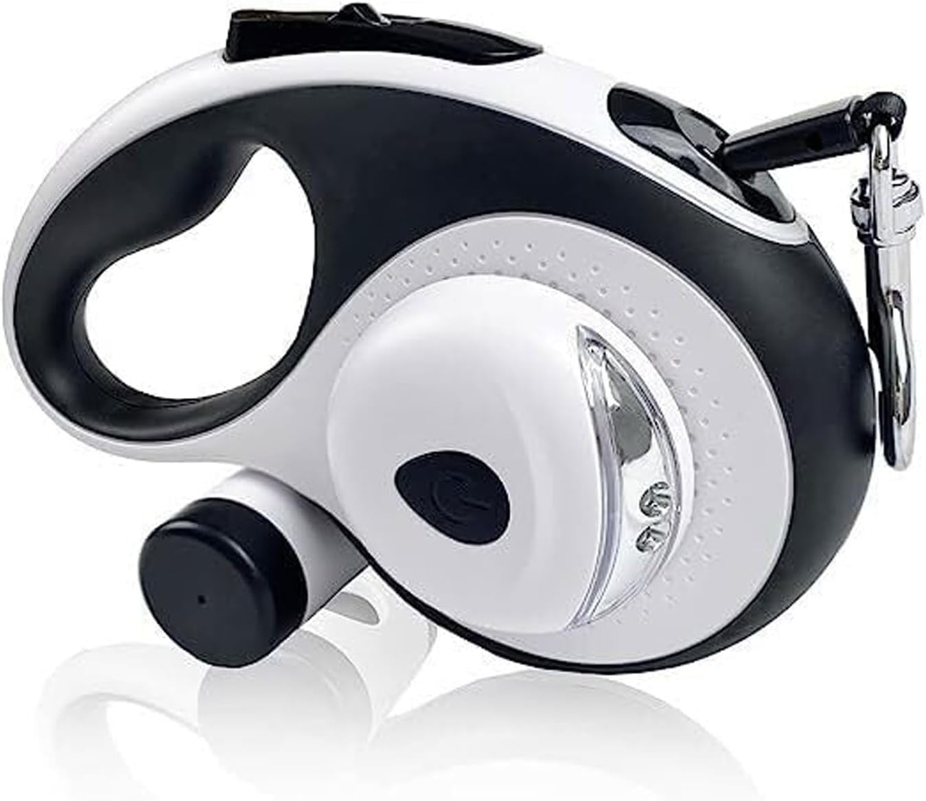 Ultimate 26ft Retractable Dog Leash for Large Dogs – Heavy-Duty with LED Flashlight & Waste Bag Dispenser