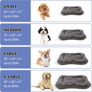 Washable Dog Crate Bed Cushion 