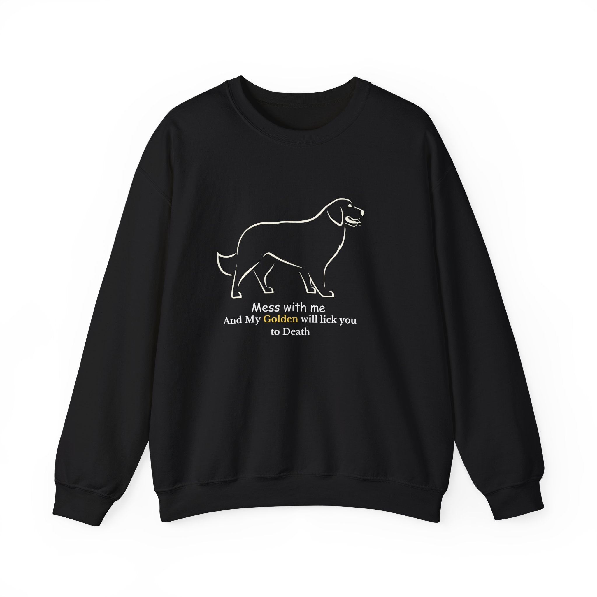 Long Sleeve Golden Retriever Statement tee shirt