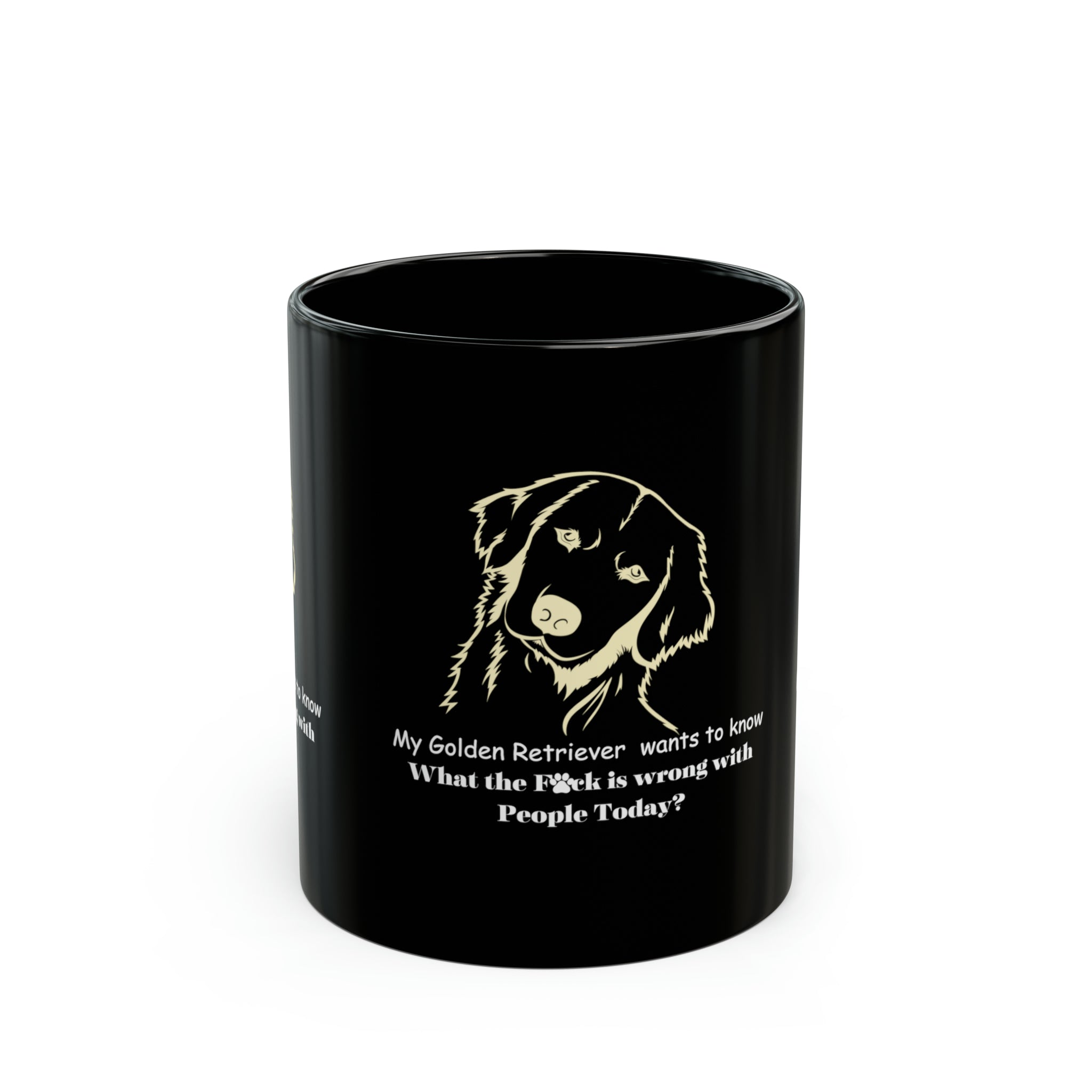 My Golden Retriever wants to know mug