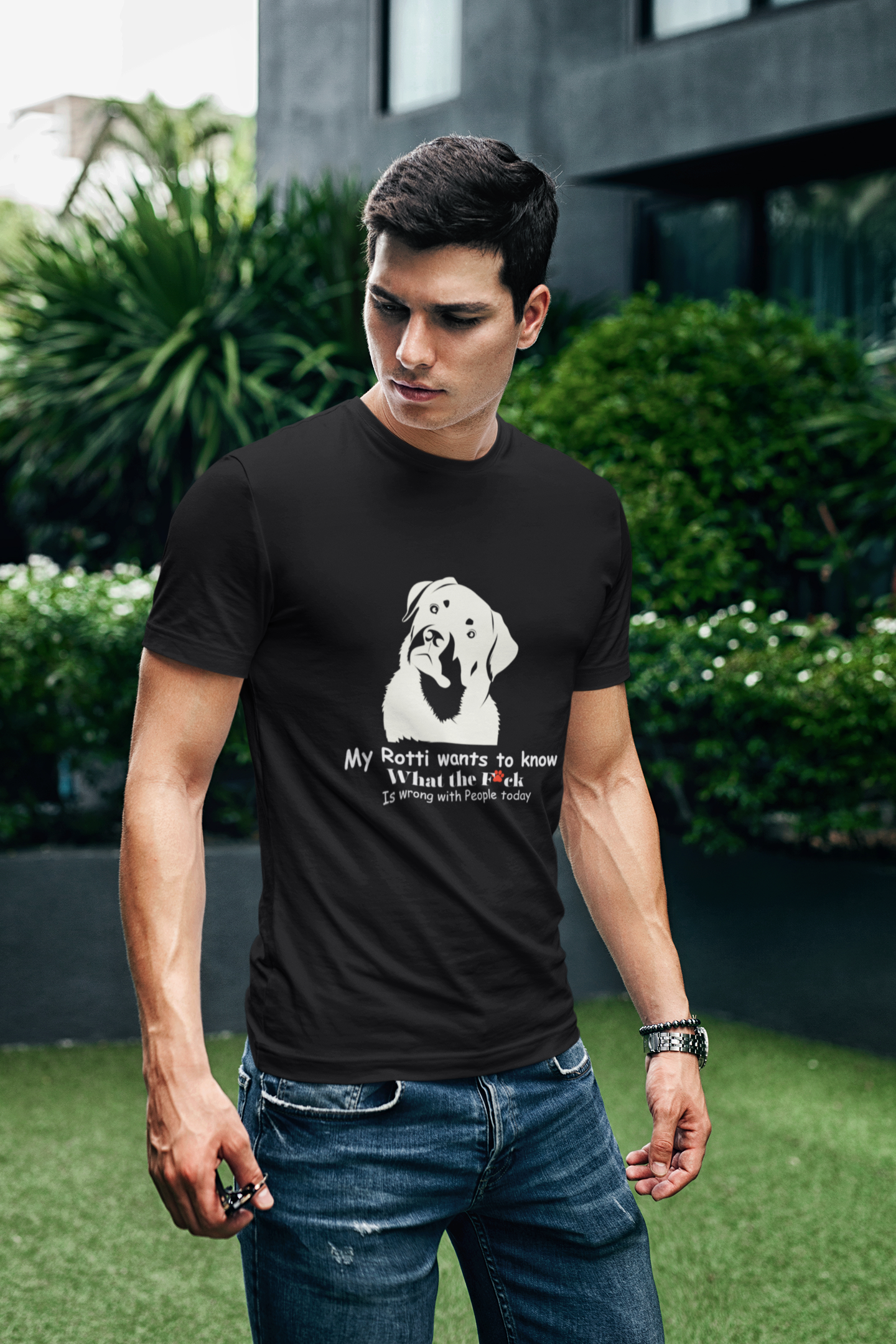 My Rotti wants to know Statement tee