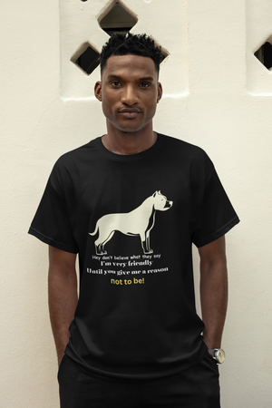 Don't Believe What they Say PittBull tee shirt