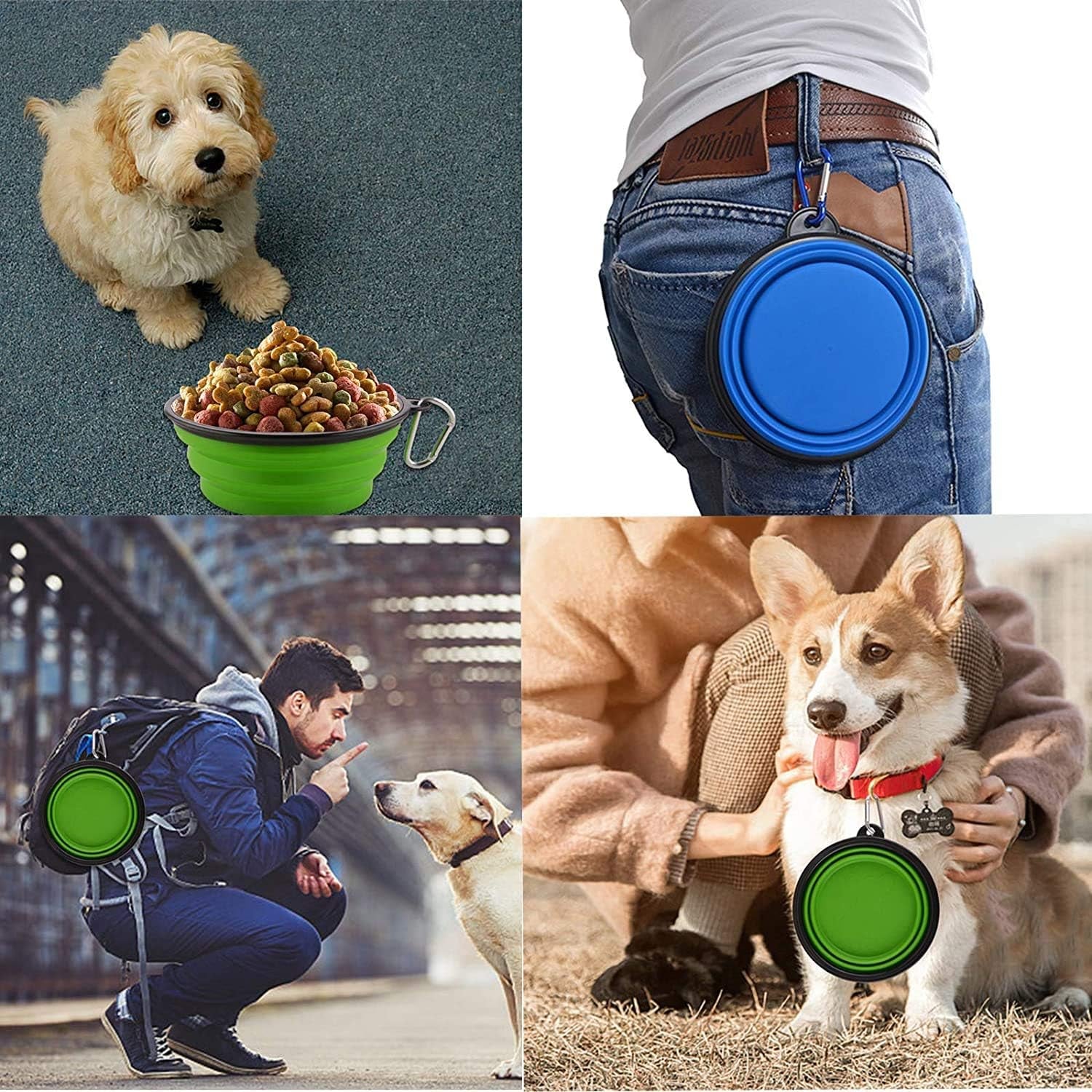 Large Collapsible Dog Bowls