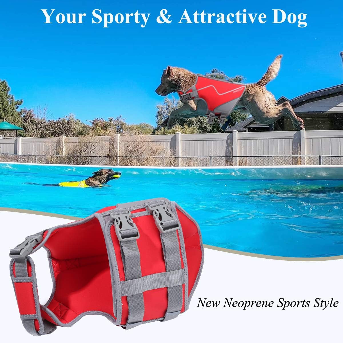 Neoprene Dog Life Jacket 