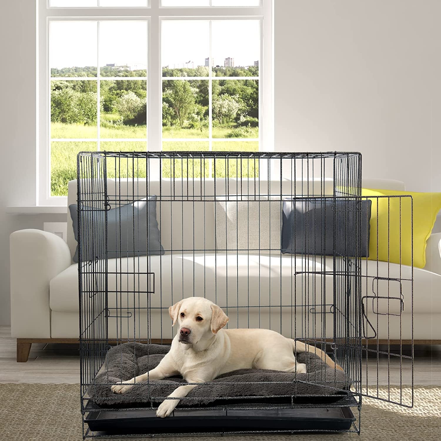 Washable Dog Crate Bed Cushion 