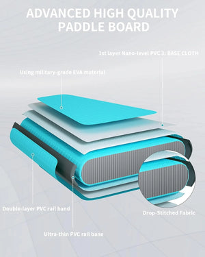 10' Inflatable Paddle board