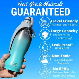 20 OZ Stainless Steel Dog Water Bottle