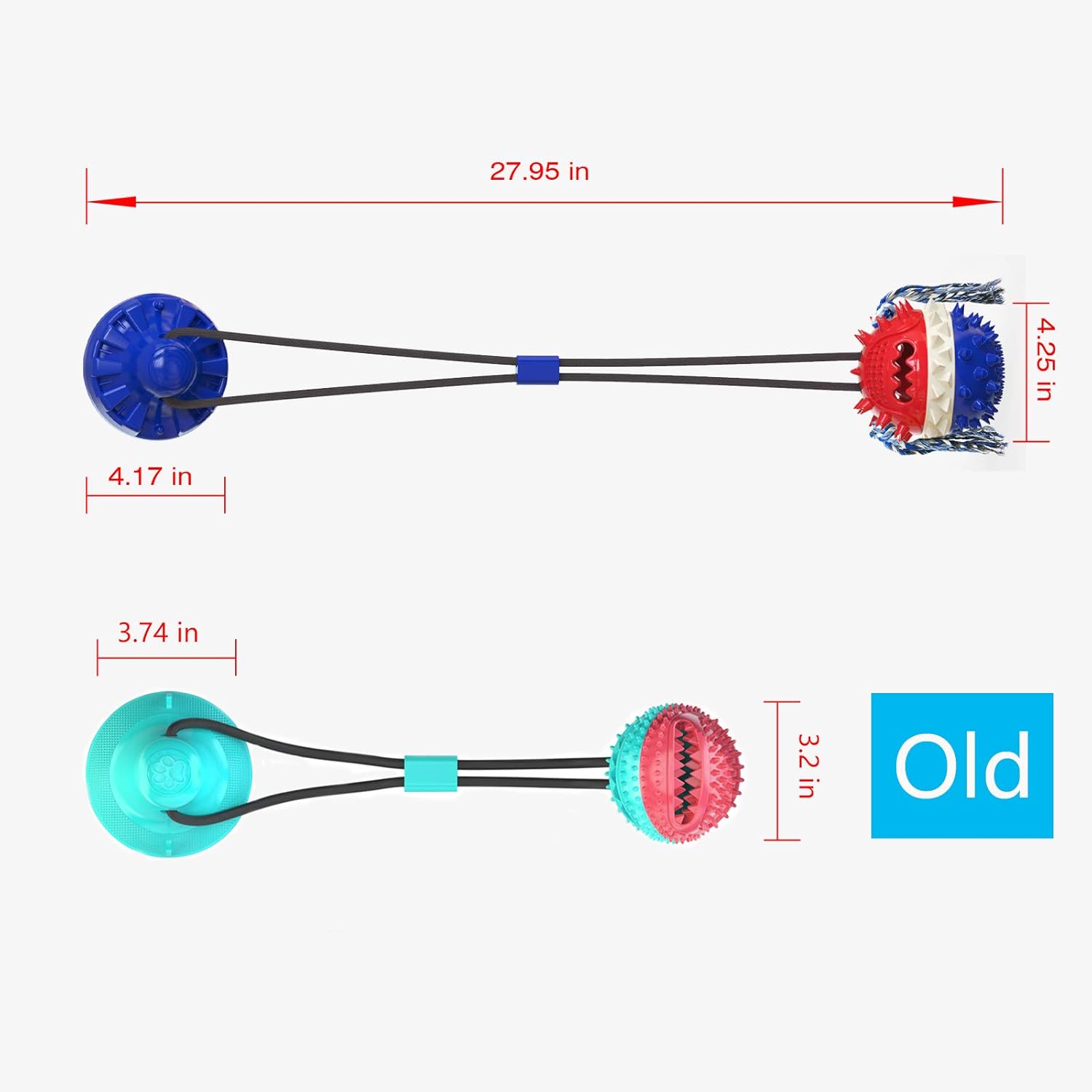 TugTough Suction cup Big Dog Toy