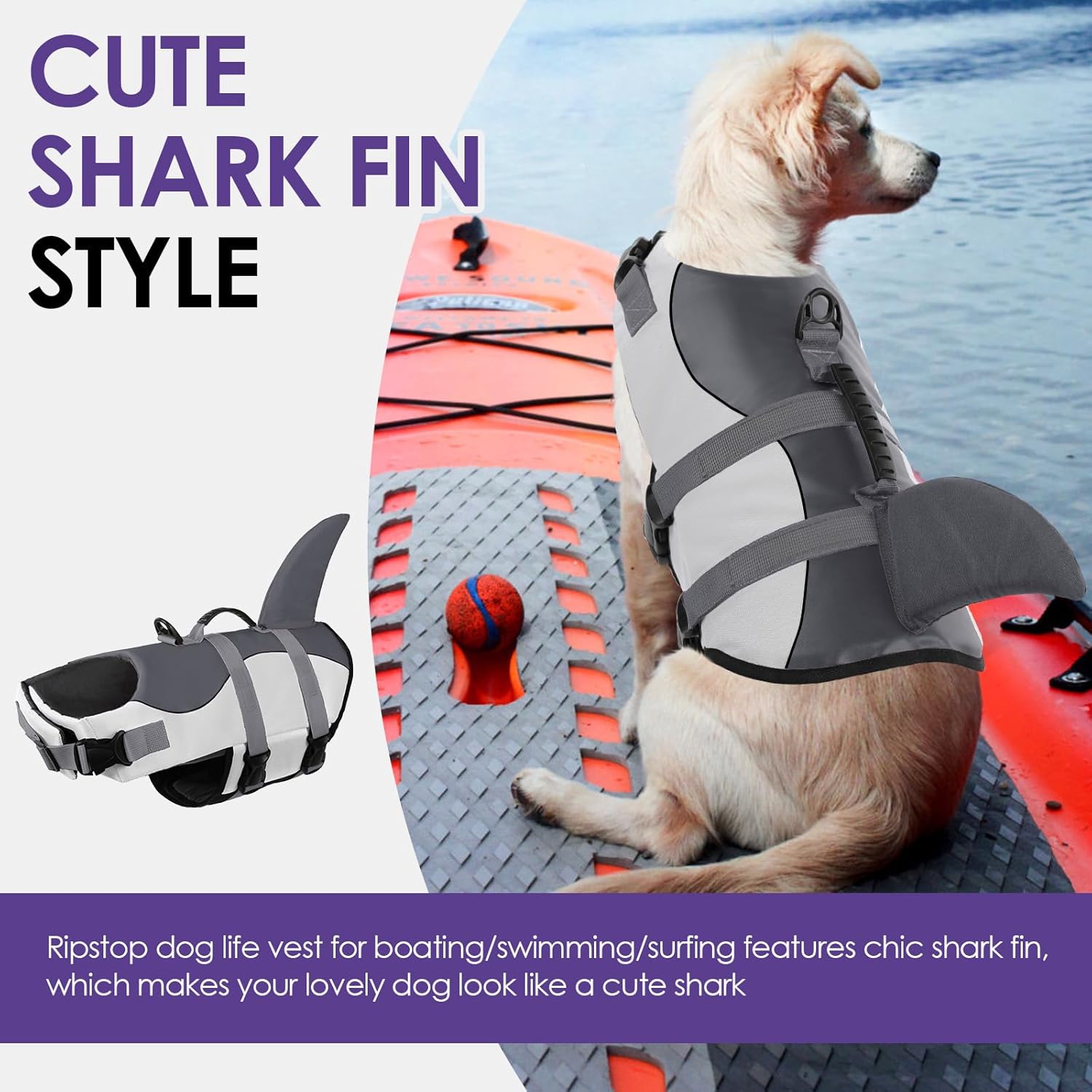 Shark Style dog Vest