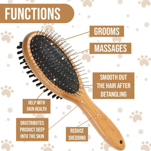 Double Sided Dog Brush