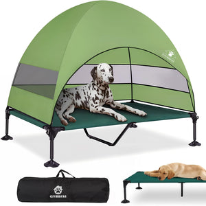 Elevated Big Dog Bed with Canopy