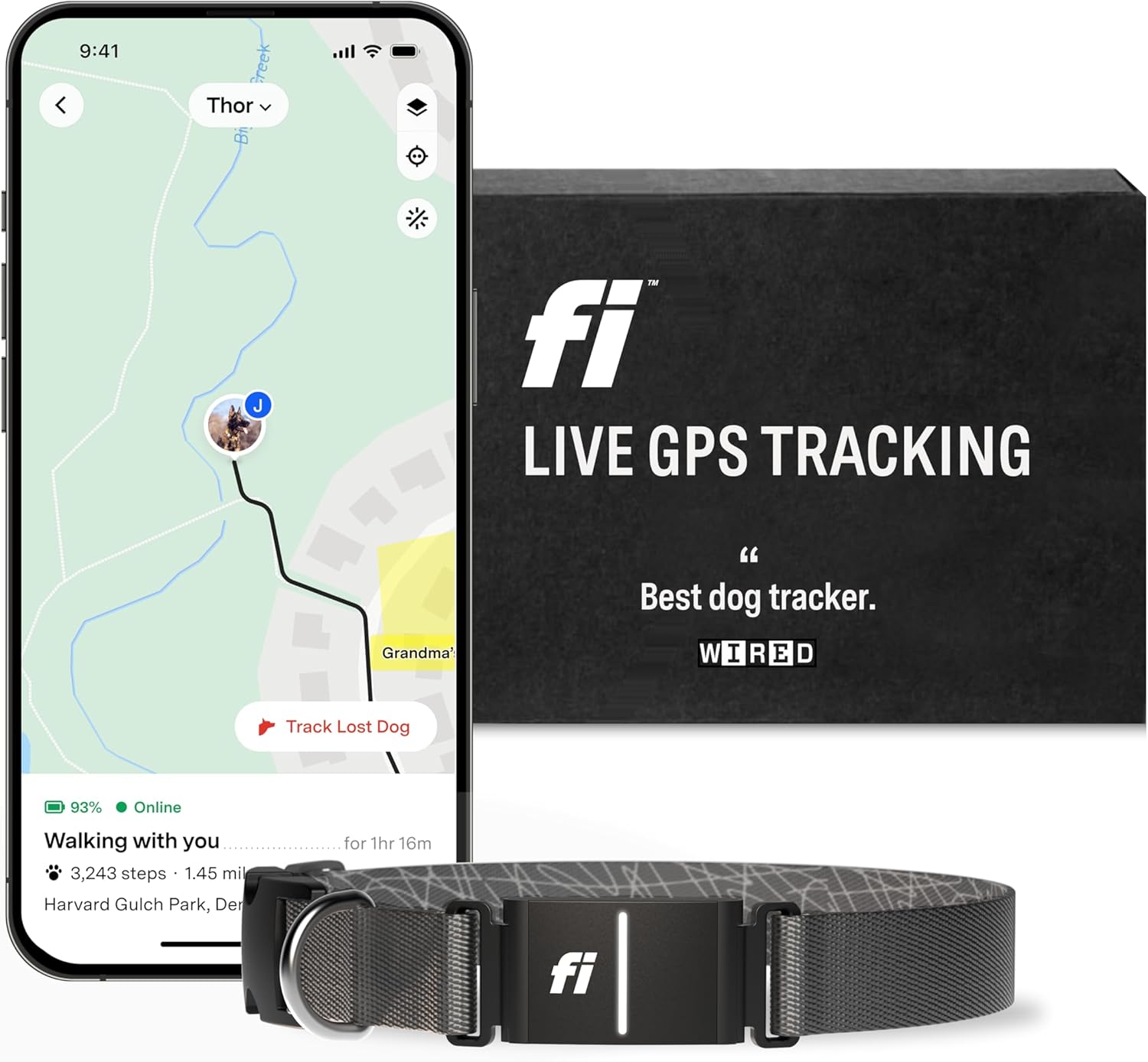 F1 GPS Smart Collar tracker