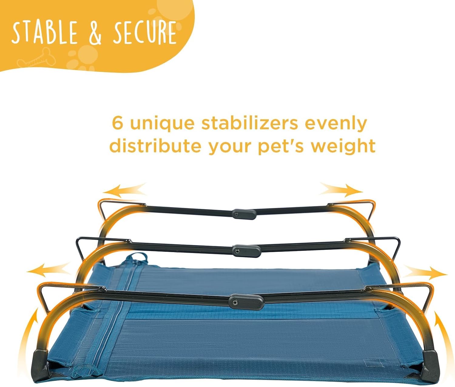 Folding Raised Dog Bed
