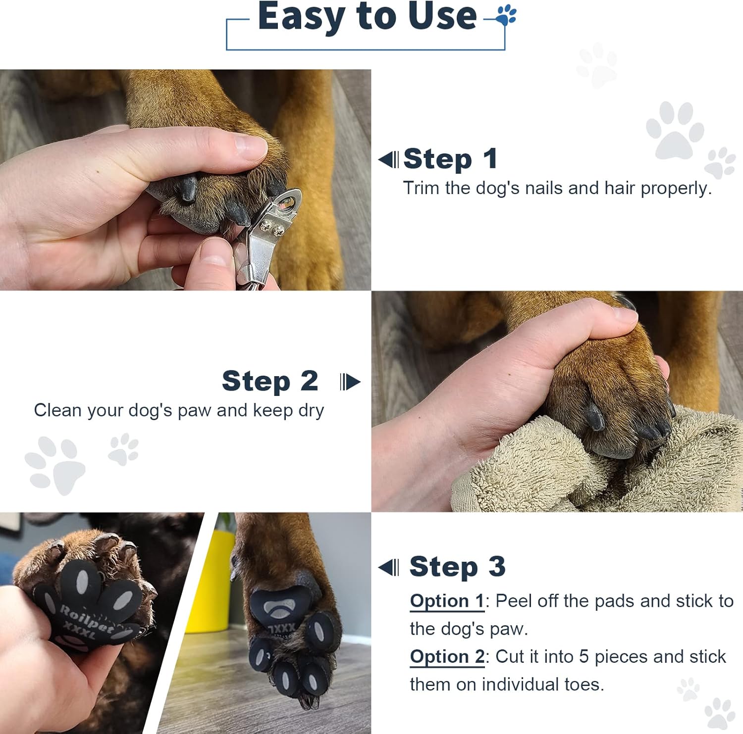 Dog Paw Protector Anti-Slip Pads