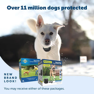 Stay & Play Compact Wireless Pet Fence for Dogs, No Wire Circular Boundary, Secure up to 3/4 Acre, No-Dig and Portable for Travel, for Dogs 5Lb & Up, from Parent Company Invisible Fence Brand
