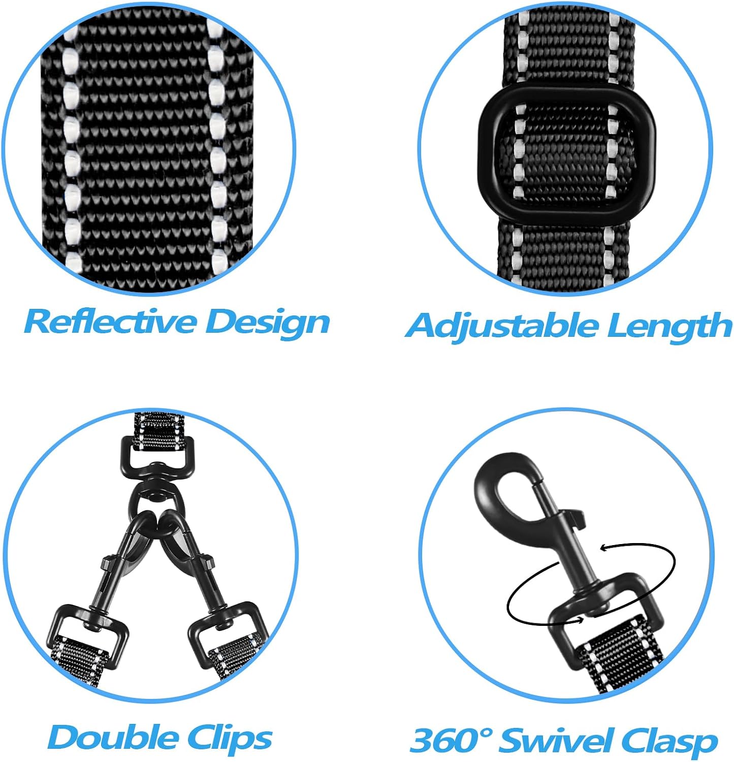 Tangle Free Double Dog Leash