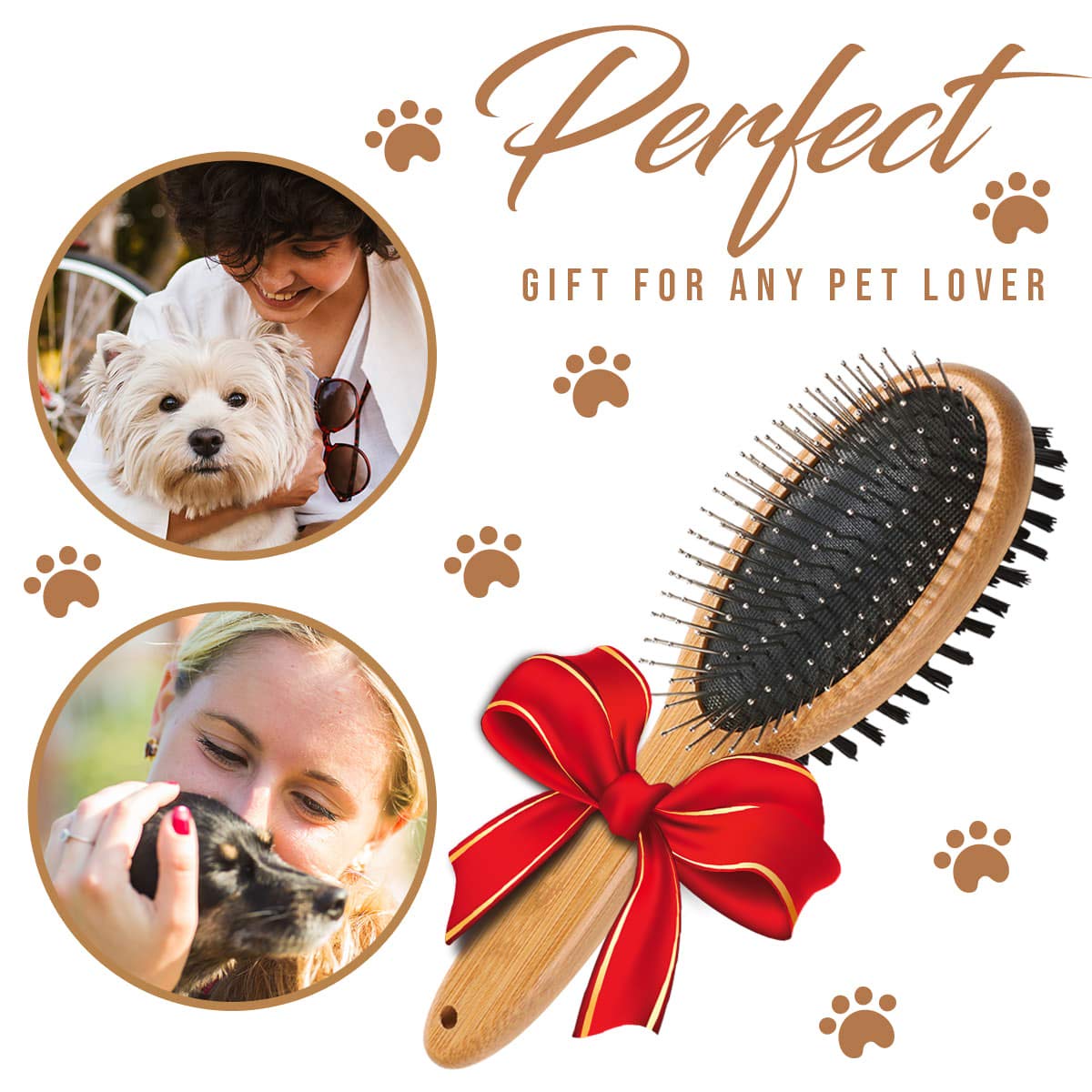 Double Sided Dog Brush