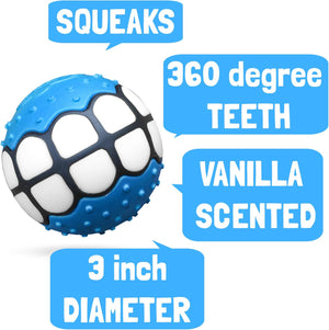 Funny Toothy Grin Squeaky Ball