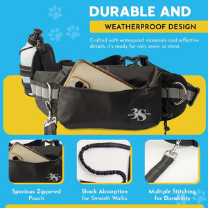 Hands Free Double Dog Leash 