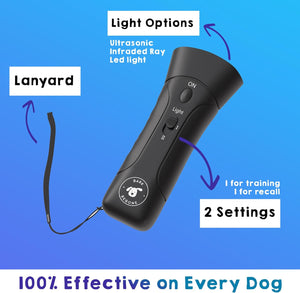  Ultrasonic Dog Bark Deterrent & Behavior Corrector 