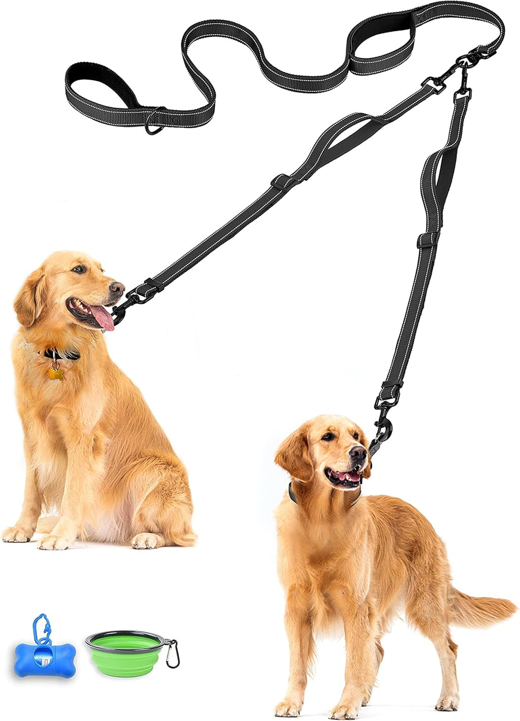 Tangle Free Double Dog Leash