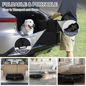 Extra Wide Dog Stairs for Car travel