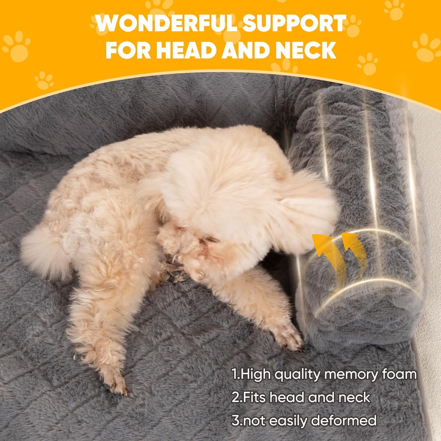Fluffy Couch Bed for Big Dogs