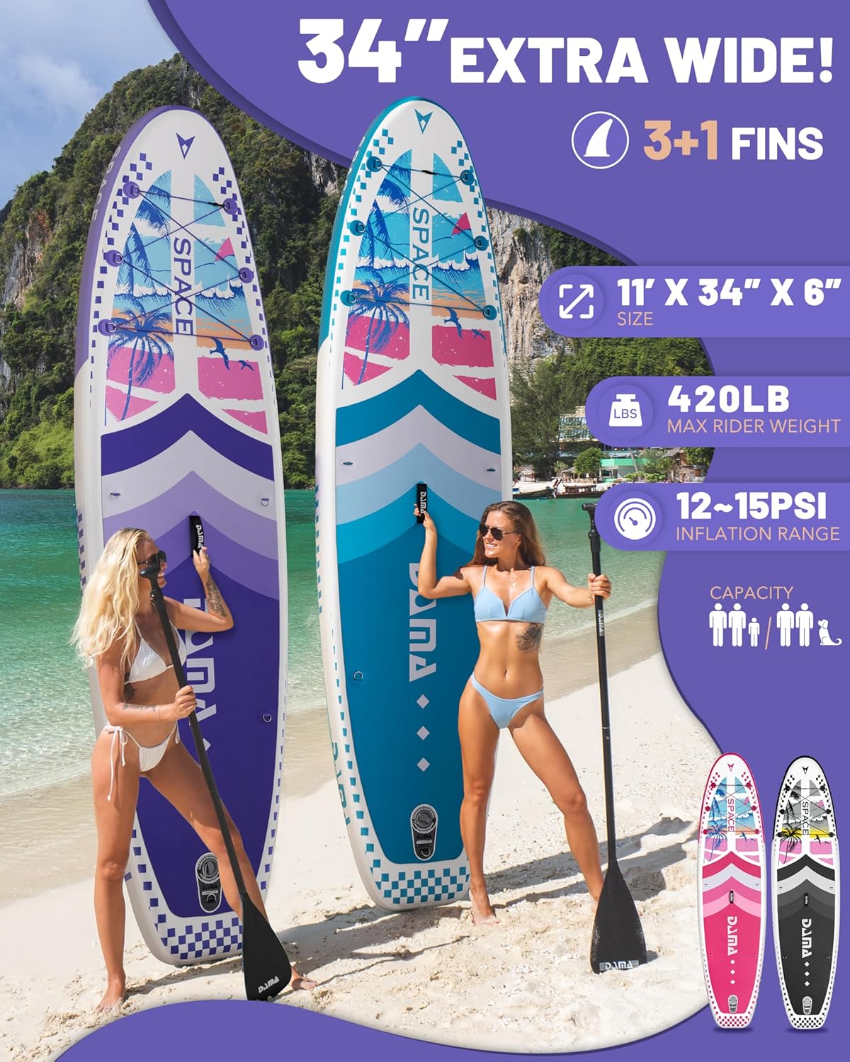 Inflatable Paddle Board.