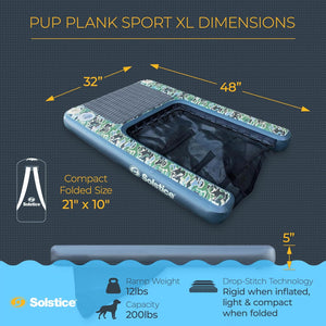 Inflatable Plank for Big Dogs
