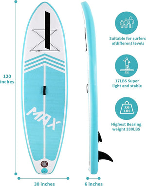 10' Inflatable Paddle board