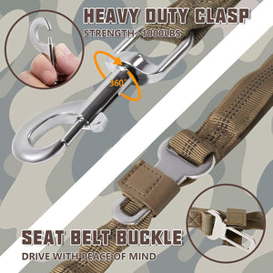Bungee Dog Leash for Shock Absorption 
