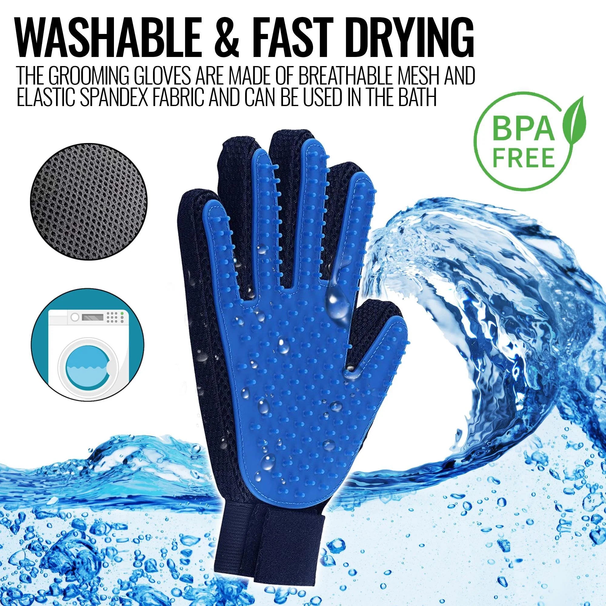 Pet Grooming Gloves 