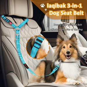 3 in 1 Pet Dog Car Seatbelt Leash
