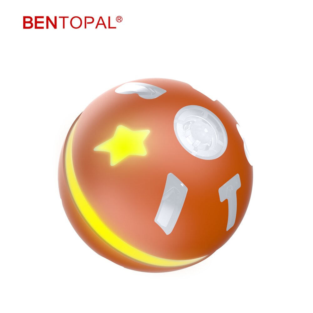 BENTOPAL -Smart Interactive Dog Toy Wicked Ball for Indoor Cats/Dogs with Motion Activated / USB Rechargeable Dog Ball