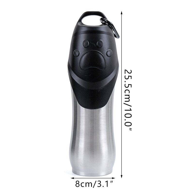 750 Stainless steel water bottle for dogs