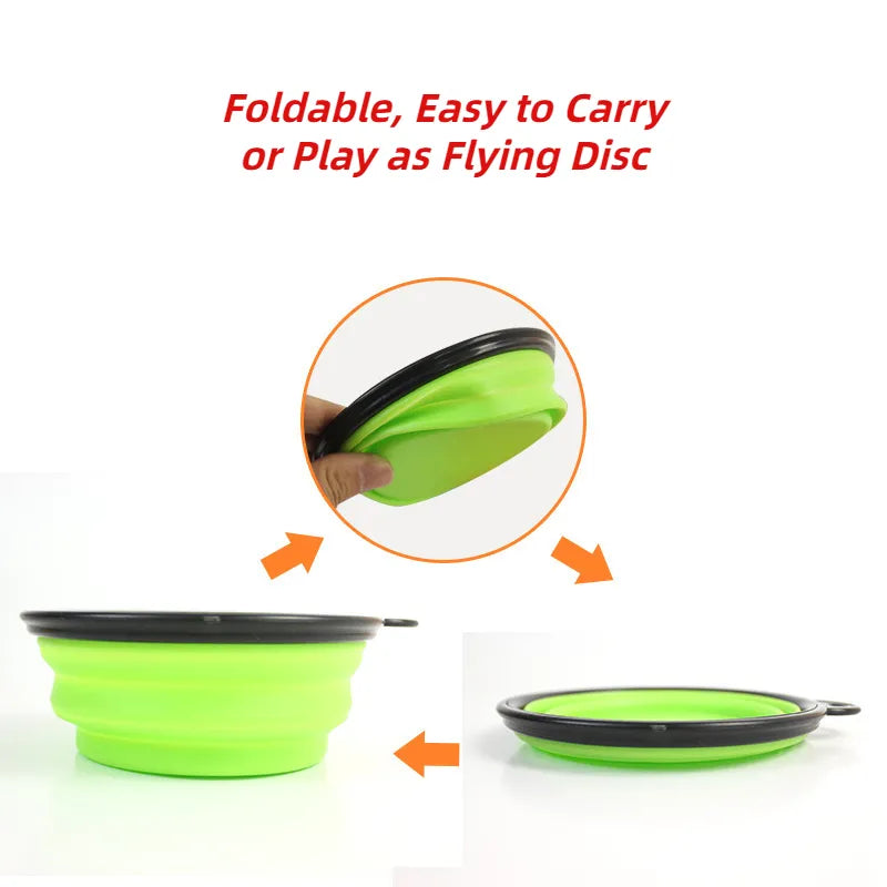 1000ml Large Collapsible Dog Travel Bowls