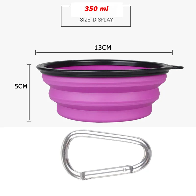 1000ml Large Collapsible Dog Travel Bowls