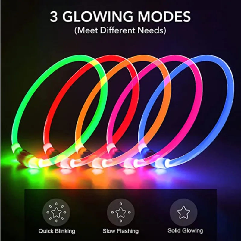 Multi mode LED collar