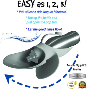 20 OZ Stainless Steel Dog Water Bottle