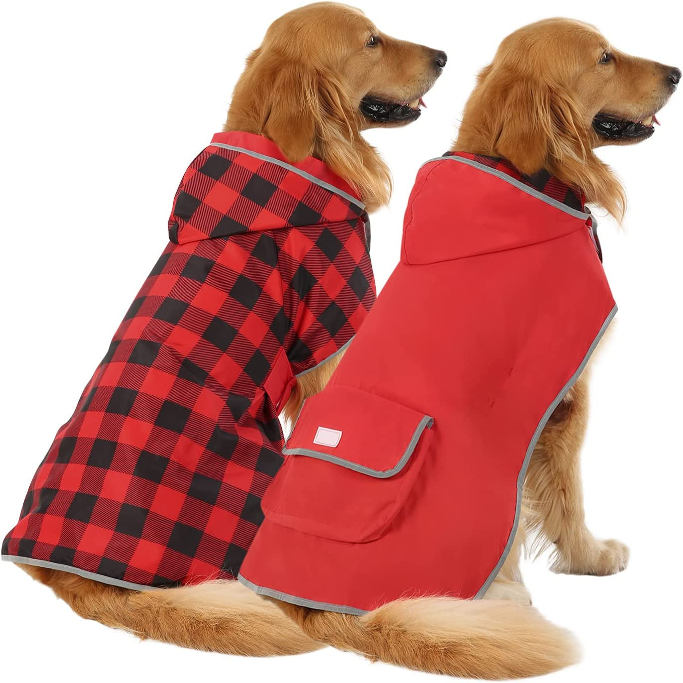 Reversible Hooded Raincoat