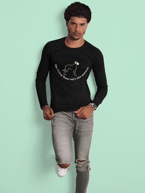 Long Sleeve Great Dane Statement tee shirt