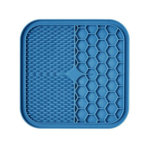 Dog Lick Pad Pet Bathing Distraction Pads Wall Mouted Silicone Slow Feeder Lick Mat with Strong Suction for Dog Bathing Grooming