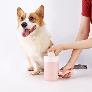 Dog Paw Washer Cup Pet Cleaning 360 ° Soft Silicone Brush Automatic Electric Foot Cleaner USB Rechargeable