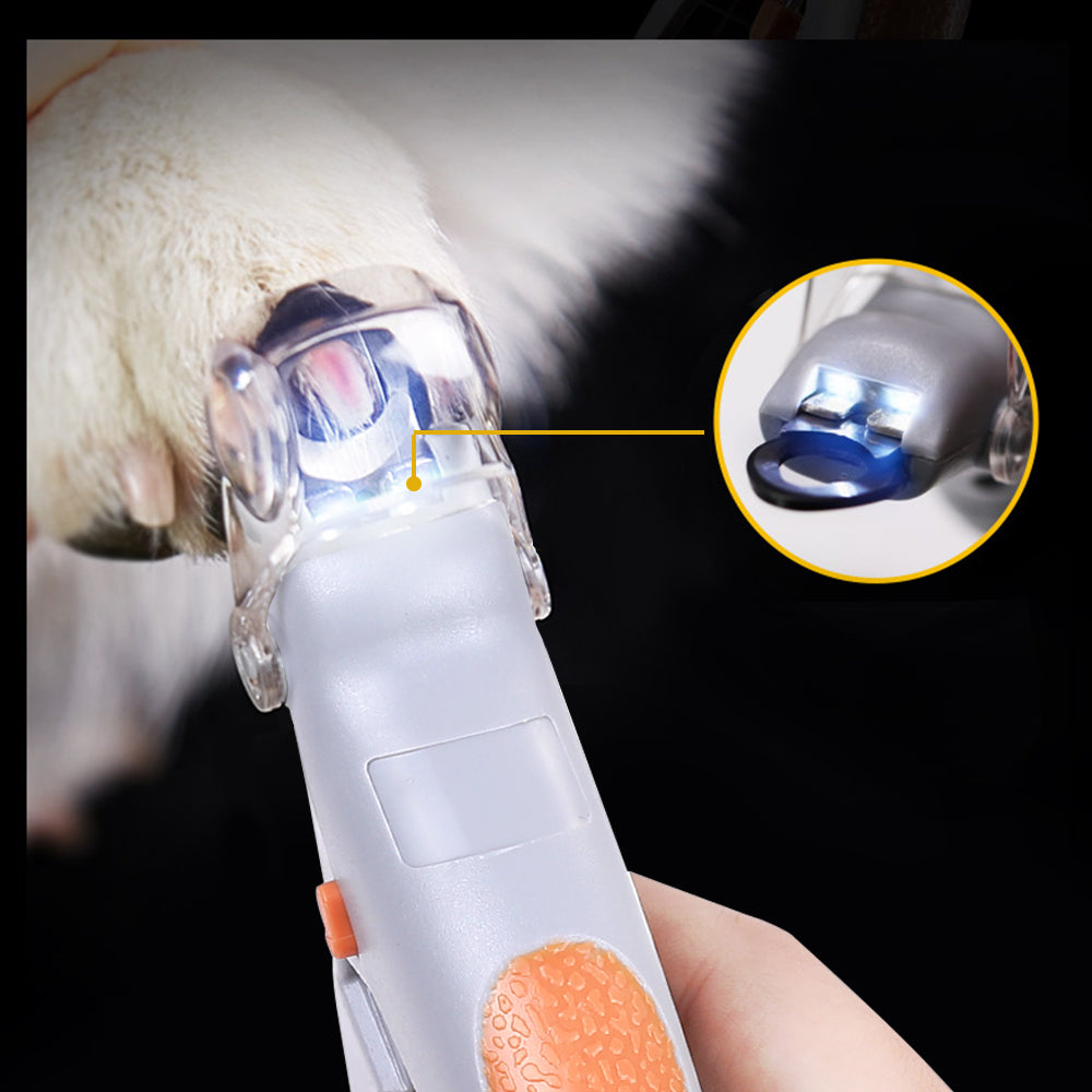 Professional Pet Nail Clipper Scissors Pet Dog Cat Nail Toe Claw Clippers Scissor LED Light Nail Trimmer for Animals Pet Supplie