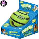 Wobble Wag Giggle Glow Ball Interactive Dog Toy Fun Giggle Sounds When Rolled or Shaken Pets Know Best As Seen On TV