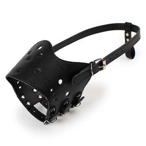 Soft Leather Muzzle for Big Dogs