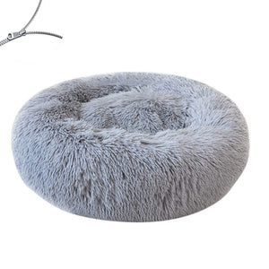 Round Plush Big Dog Bed