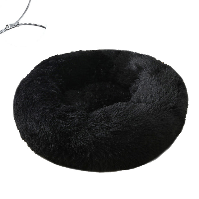 Round Plush Big Dog Bed