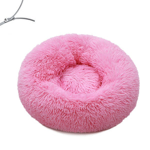 Round Plush Big Dog Bed