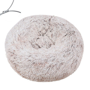 Round Plush Big Dog Bed